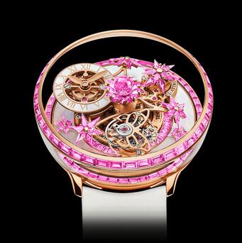 Jacob & Co. Fleurs de Jardin Full Pink Sapphires Replica Watch AF321.40.BA.AD.ABSAA Jacob & Co. Fleurs de Jardin Full Pink Sapphires Replica Watch AF321.40.BA.AD.ABSAA